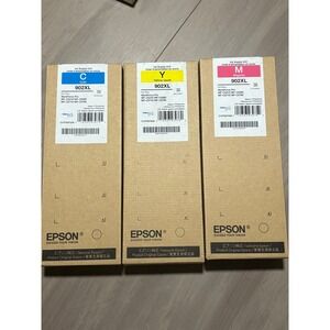 Genuine Epson 902XL InkCarts Cyan Magenta Yellow OEM WFC5210 C5290 C5710 Exp2030